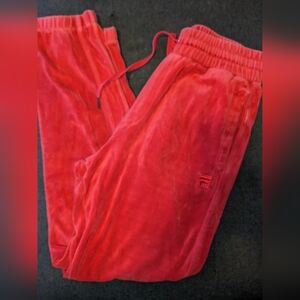 Fila Velour Track Pants for Women